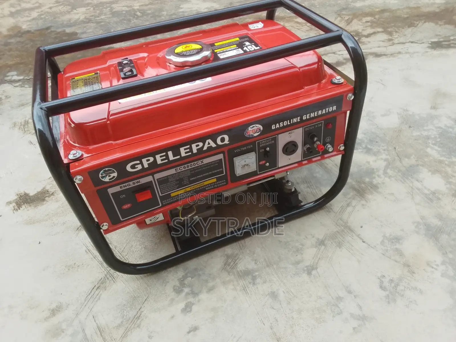 Elepaq Ec6800cx Gasoline Gen 2.5kva - Durable