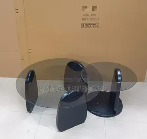 Latest Glass Top Center Table With Side Table