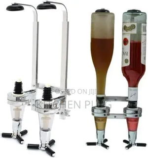 2 Bottle Wall-Mounted Liquor Dispenser 『 Bar Butler 』