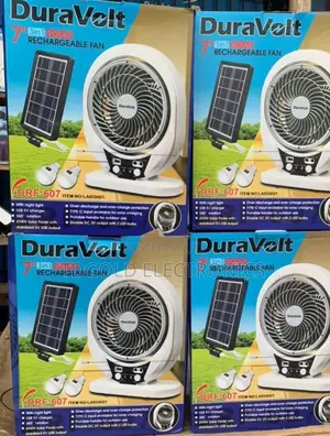 Duravolt 3-in-1 Rechargeable Fan (Model DRF-607)