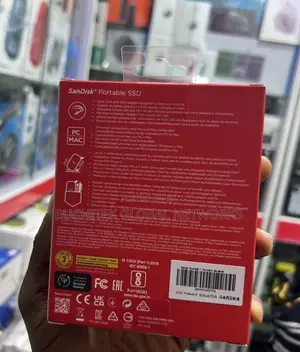 Sandisk 1tb SSD 800mb/S Speed.