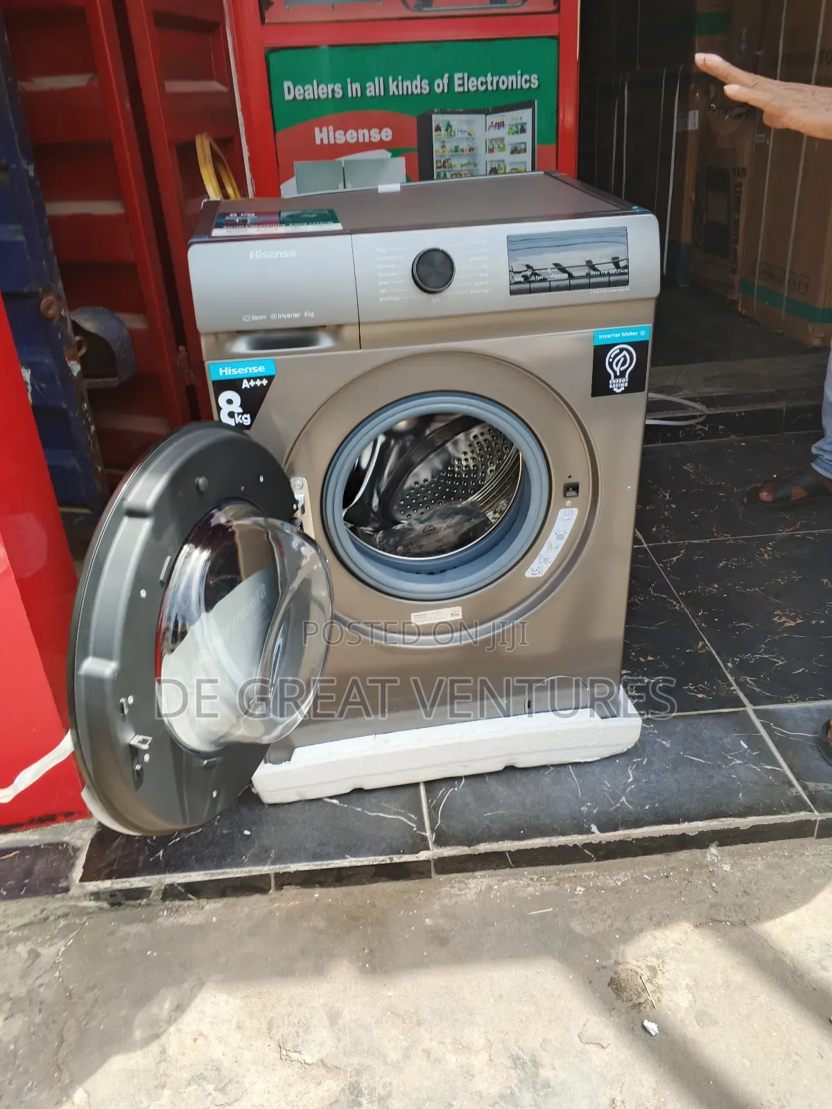 Brand New Hisense 8kg Inverter Automatic Washing Machine