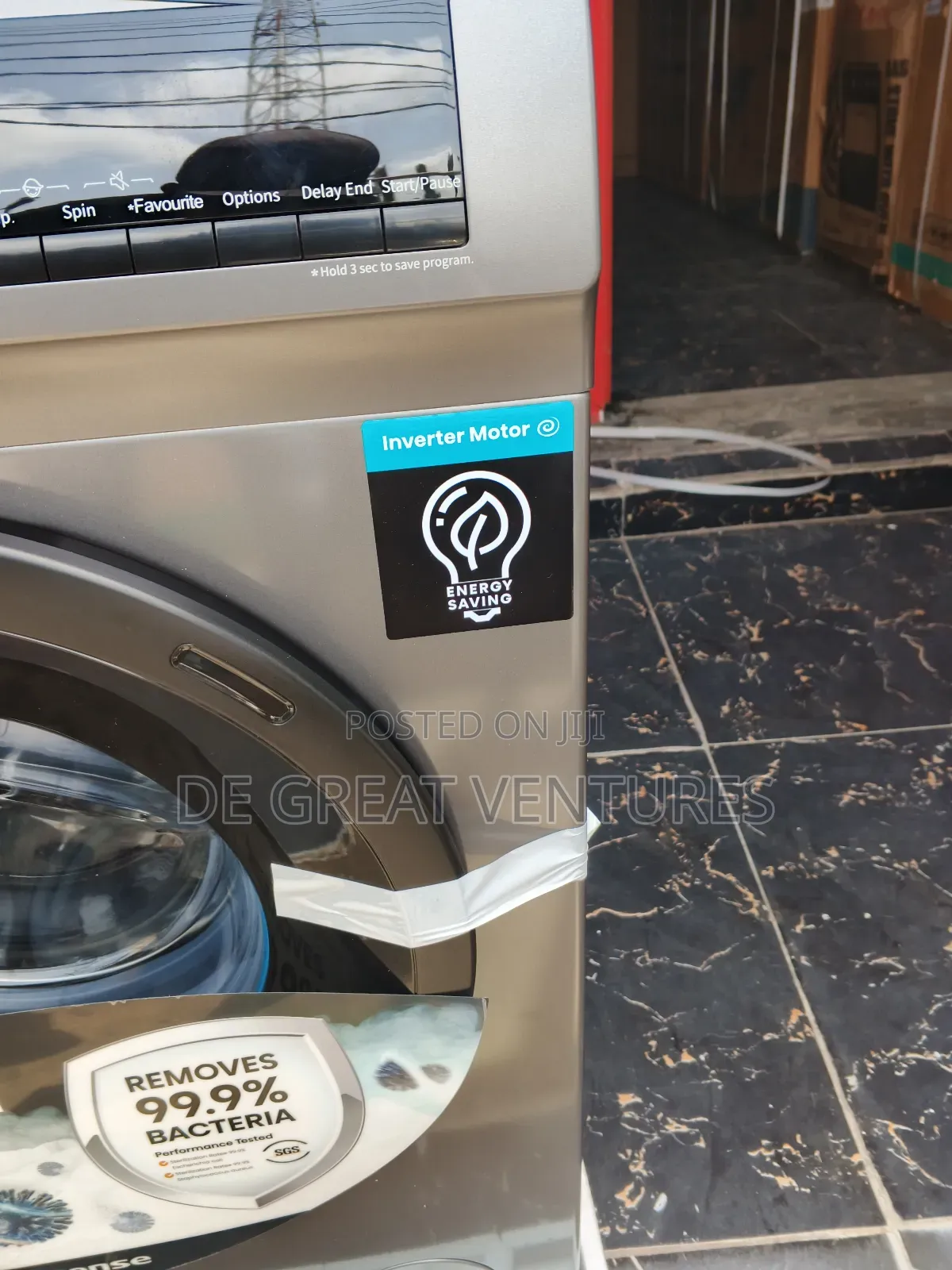 Brand New Hisense 8kg Inverter Automatic Washing Machine