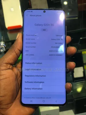 Samsung Galaxy S20+ 5G 128 GB Black