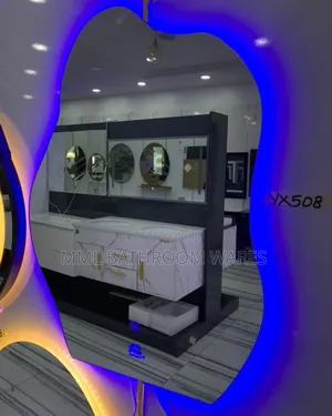 Unique Design Frameless Led Mirror With Multiple Lights.