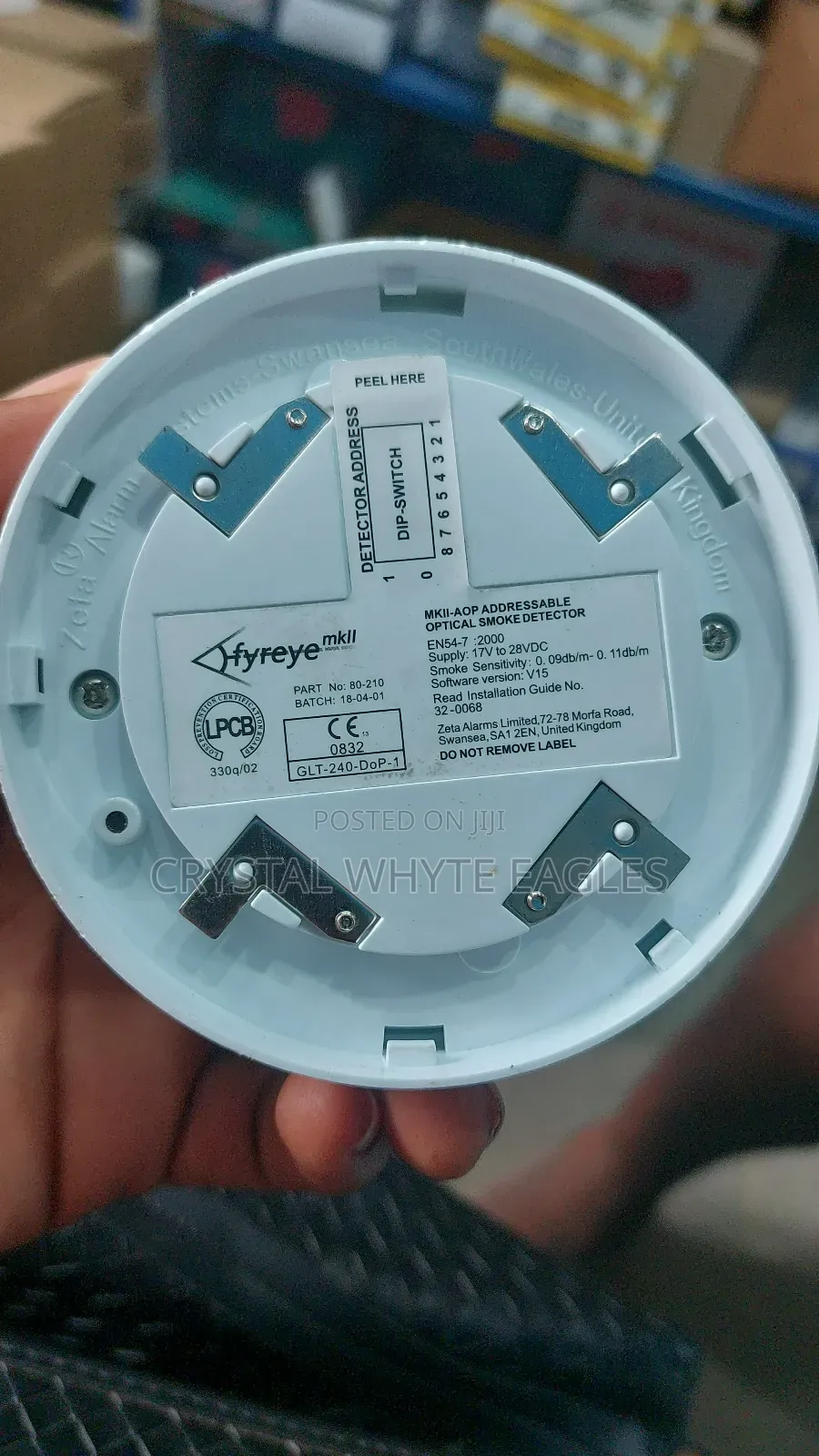 Zeta Addressable Smoke Detector