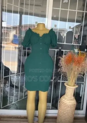 Photo - Green Botton Gown