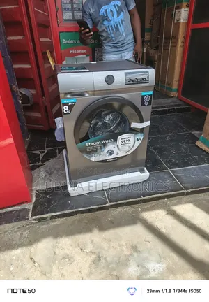Brand New Hisense 8kg Inverter Front Loader Automatic Machin