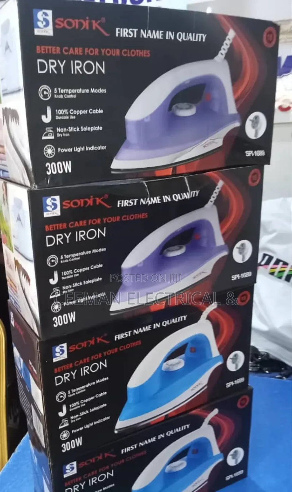 Sonik Dry Iron