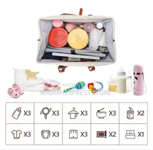 Large Capacity Diaper Bag for Moms