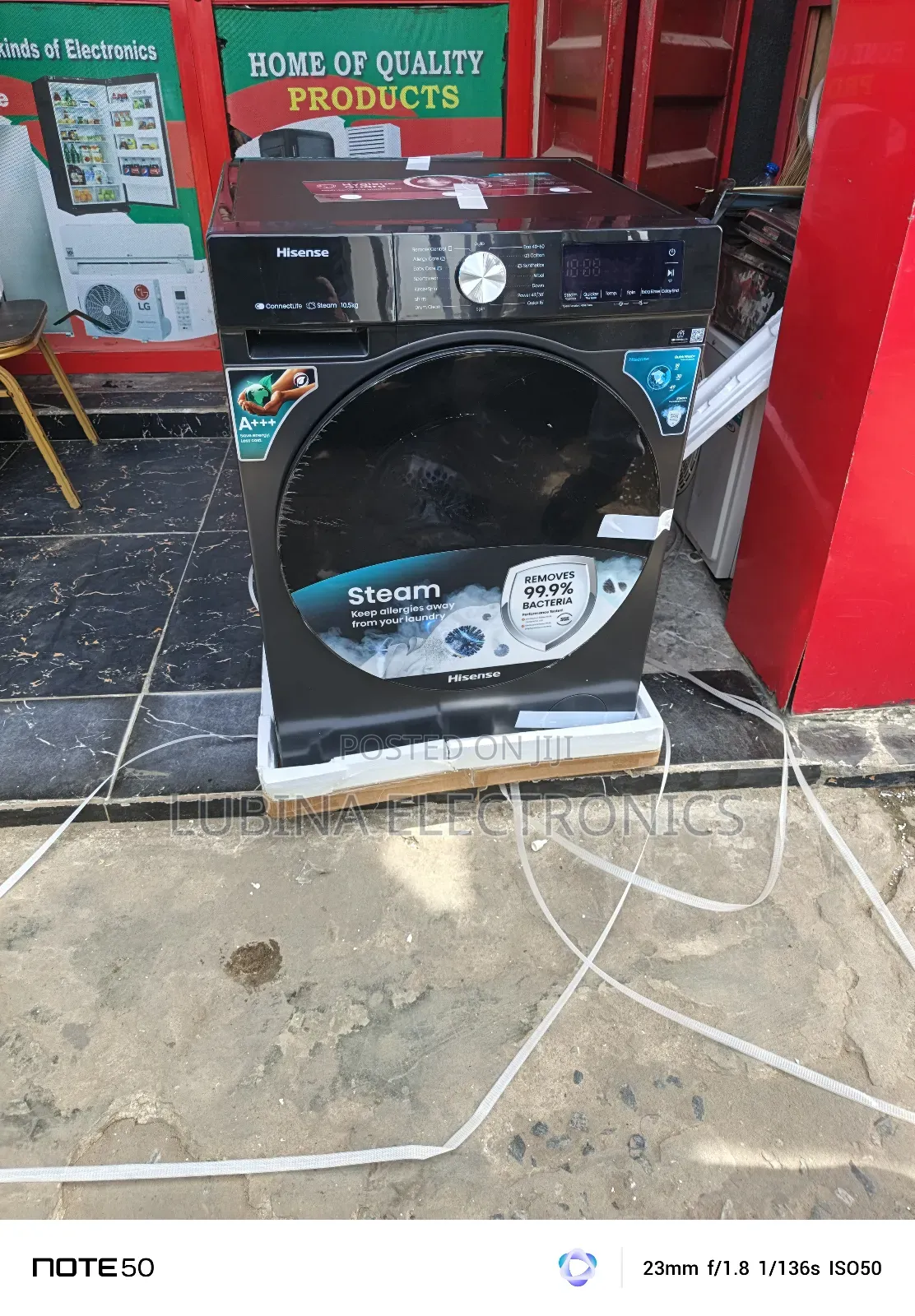Brand New Hisense 10.5kg Inverter Front Loader Automatic(W/M