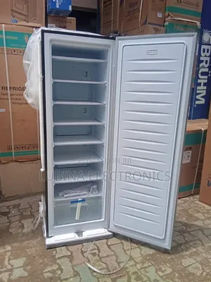 Brand New Bruhm 8-Step Upright Freezer√External√Silver Colou