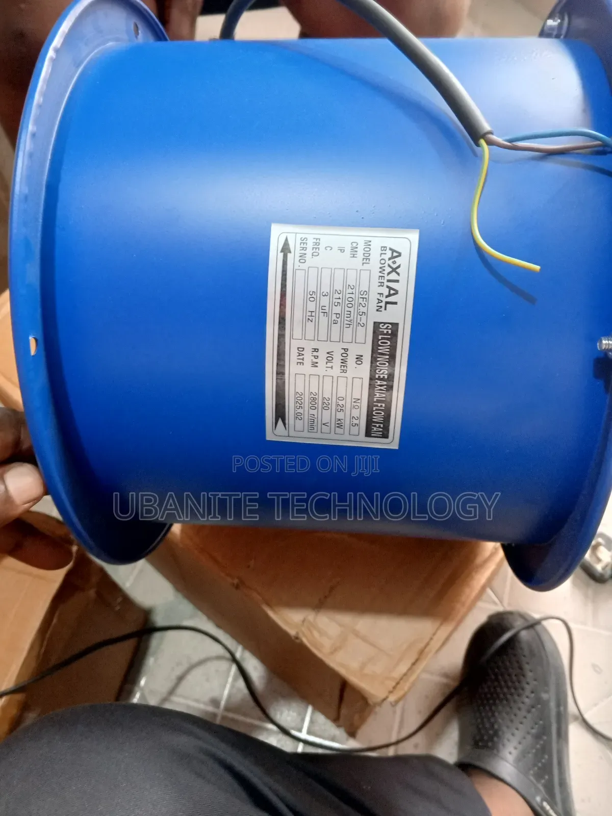 10" 220v High Speed Fan