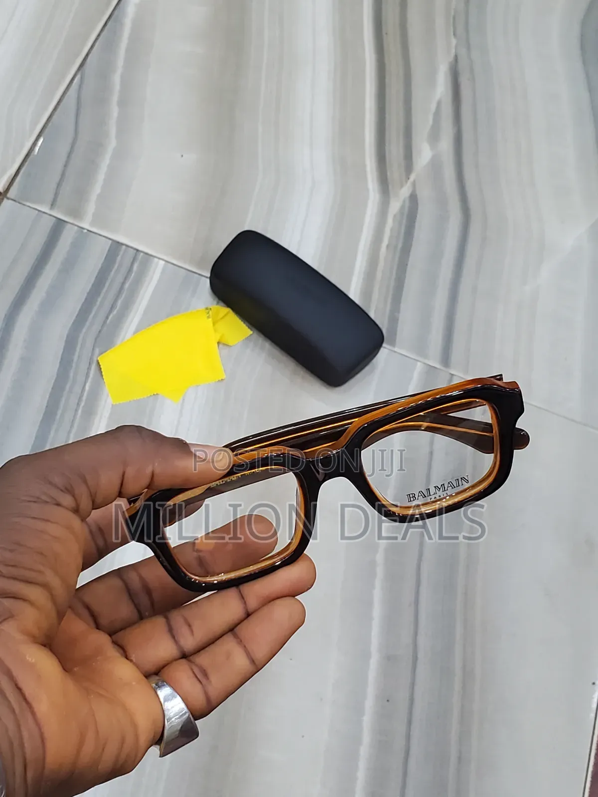 Square Luxe Men’S Frame Sunglasses
