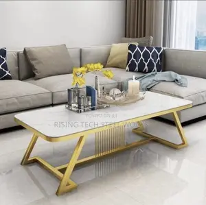 Center Table Gold Steel
