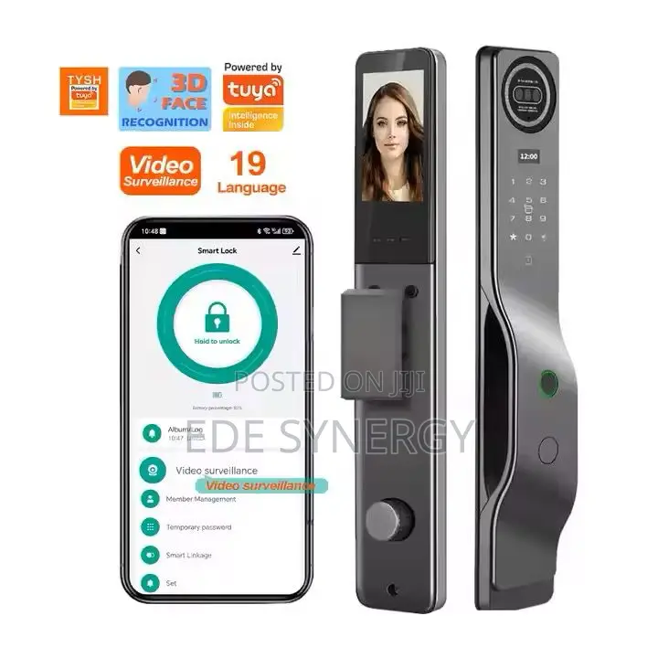 New 3d-Facial Recognition Digital Smart Lock
