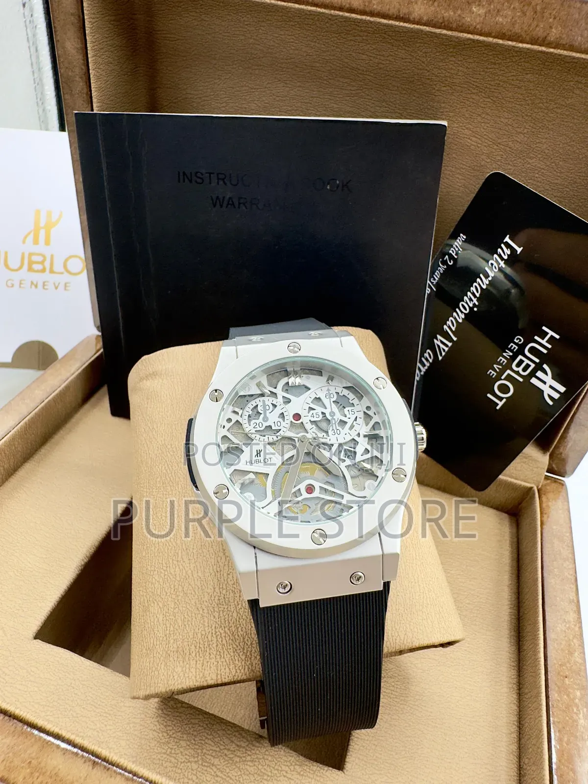 Hublot Quality Rubber Strap Watch