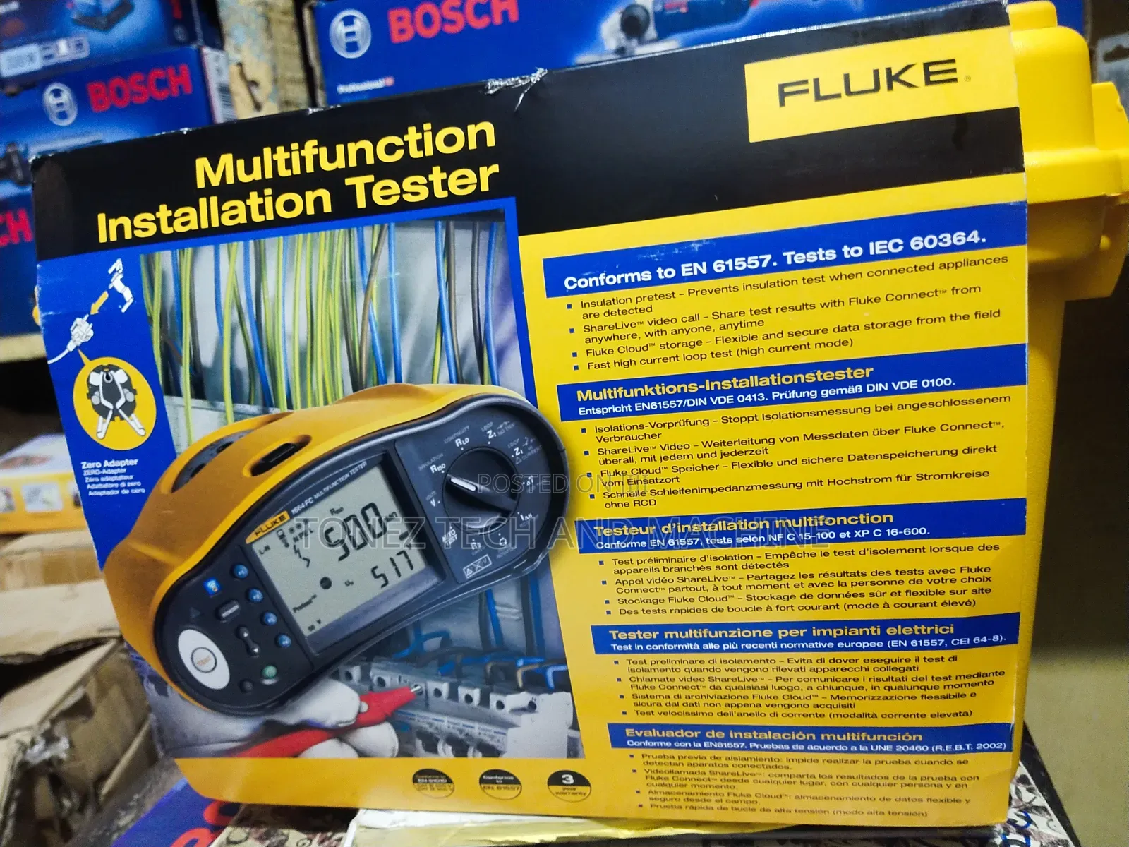 Fluke 1664 Fc Multifunction Installation Tester