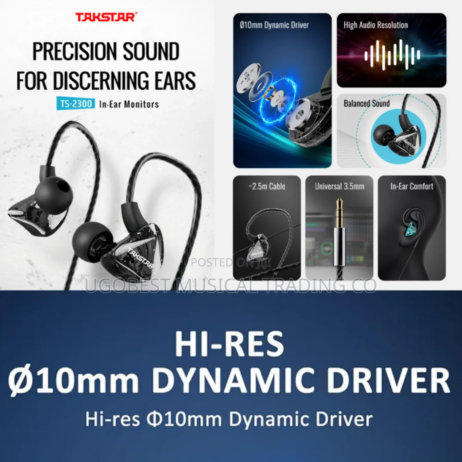 Takstar in Ear Monitor Earphone