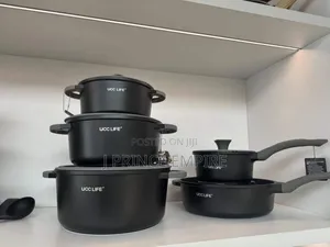 Ucc Life 5 Set Diecast Non-Stick Pots-Granite Effect