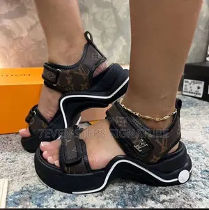 Original Quality Louis Vuitton Platform Luxury Sandals