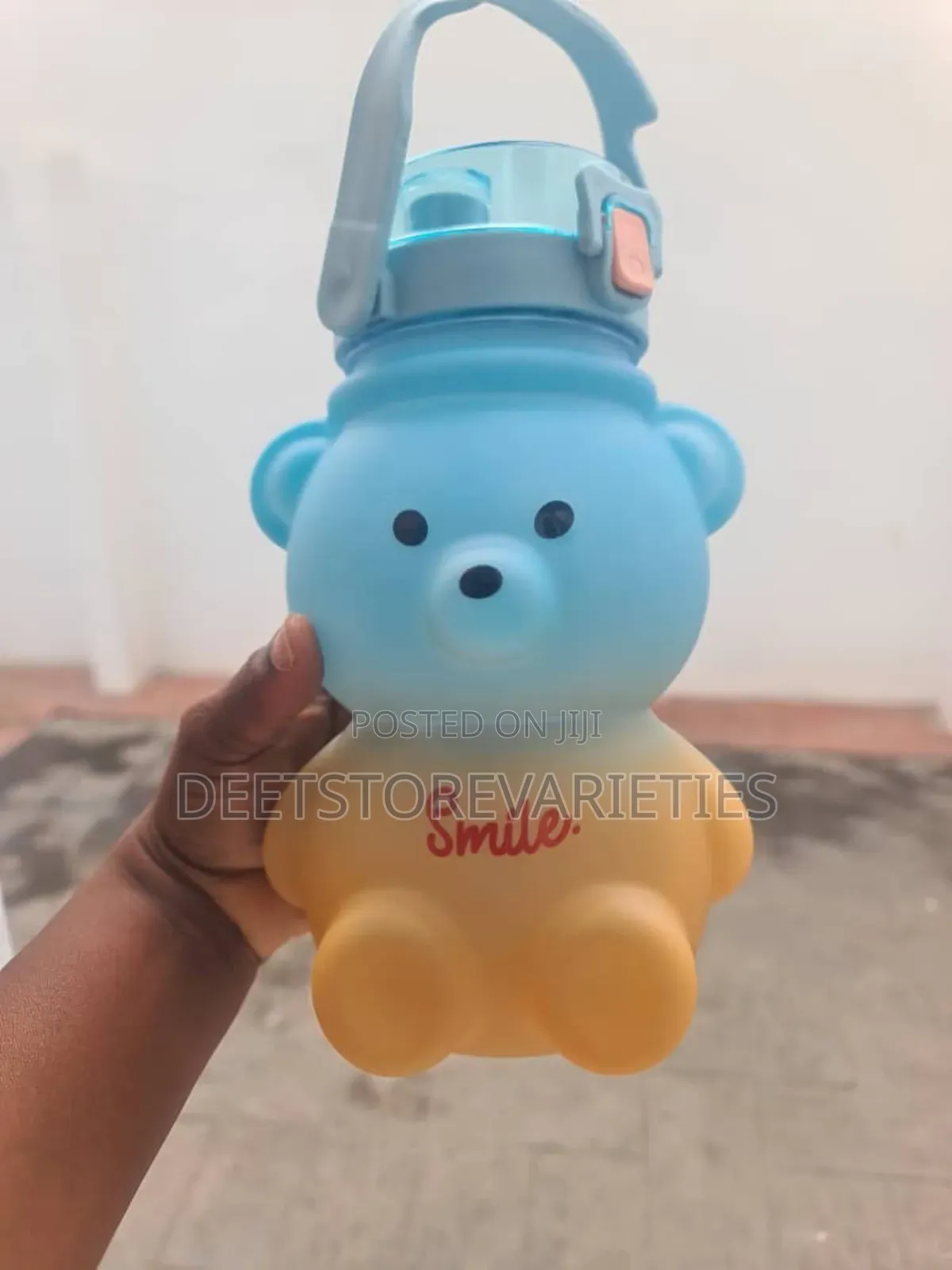 1400ml Fancy Water Bottle + 3dstickers + Strap