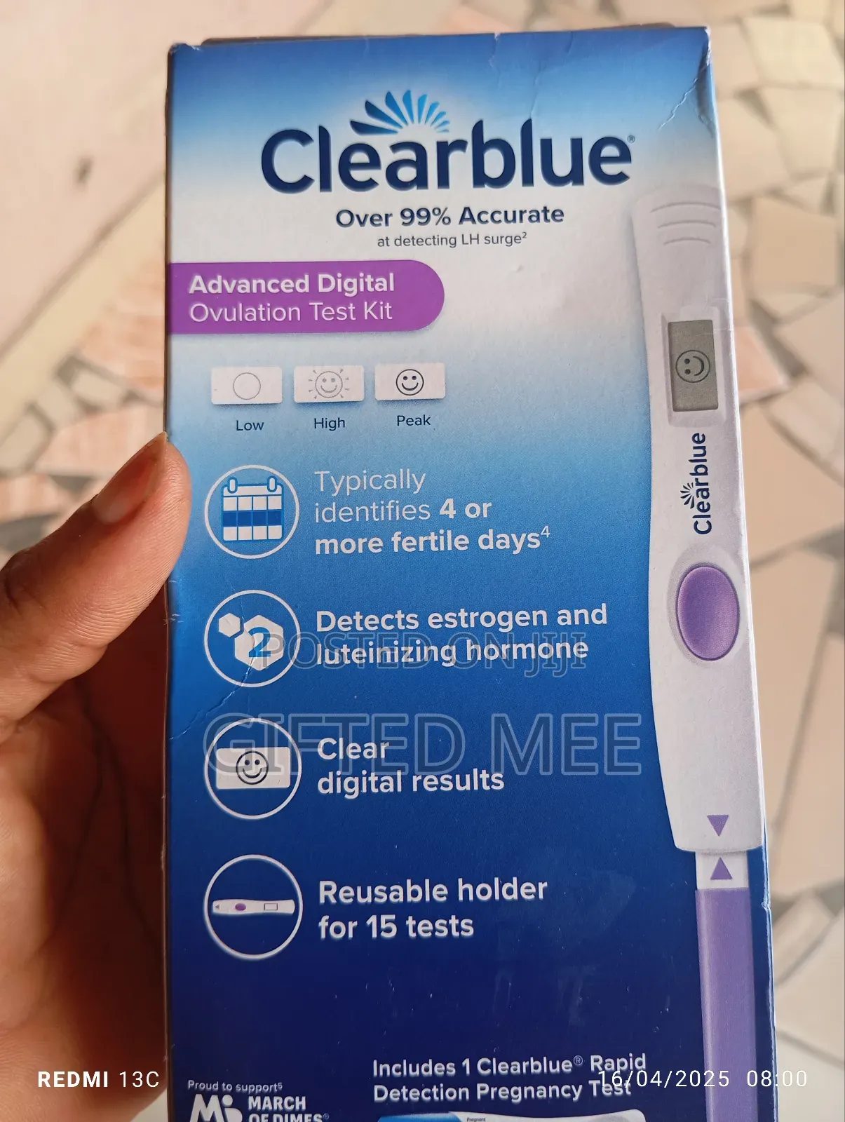 Clearblue Advanced Digital Ovulation Test Kit(4 or More Days)15 Tests