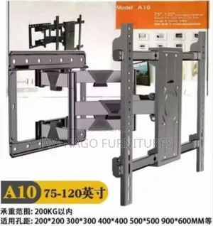 Newly Highly Quality Heavy Duty Tv Wall Hanger 75" to 120"