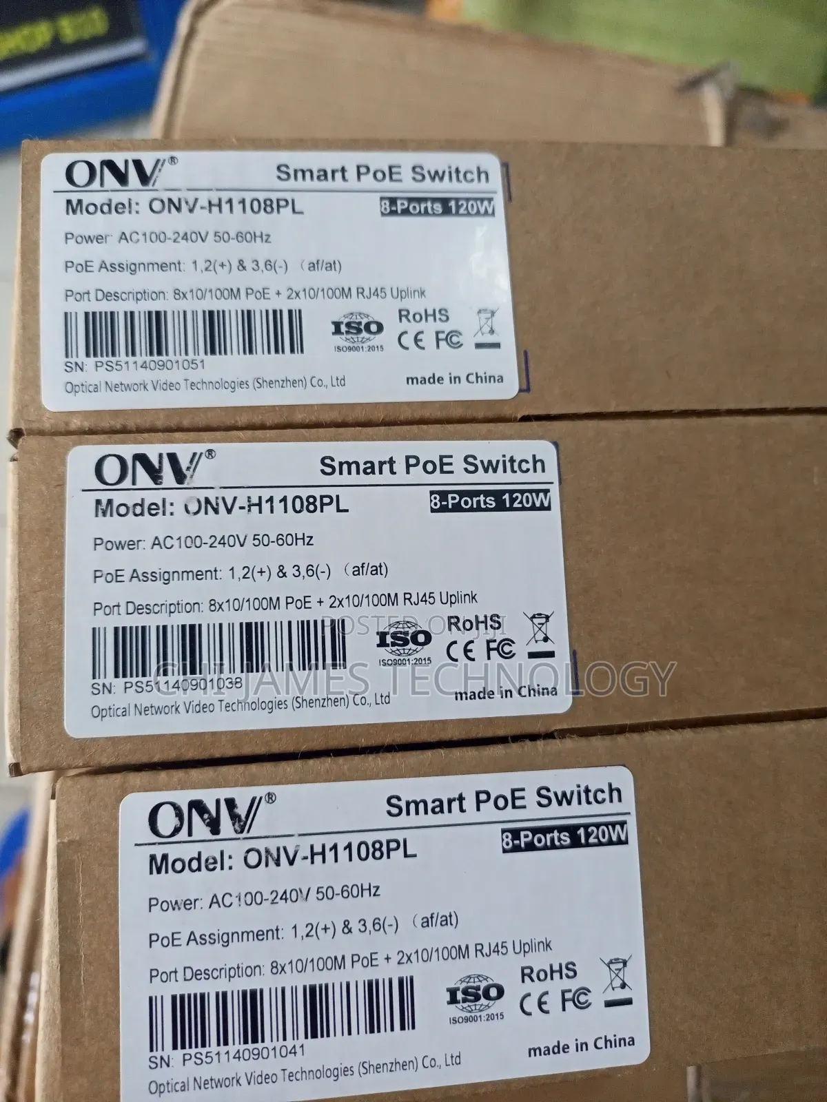 Smart Poe Switch Onv-H1108pl