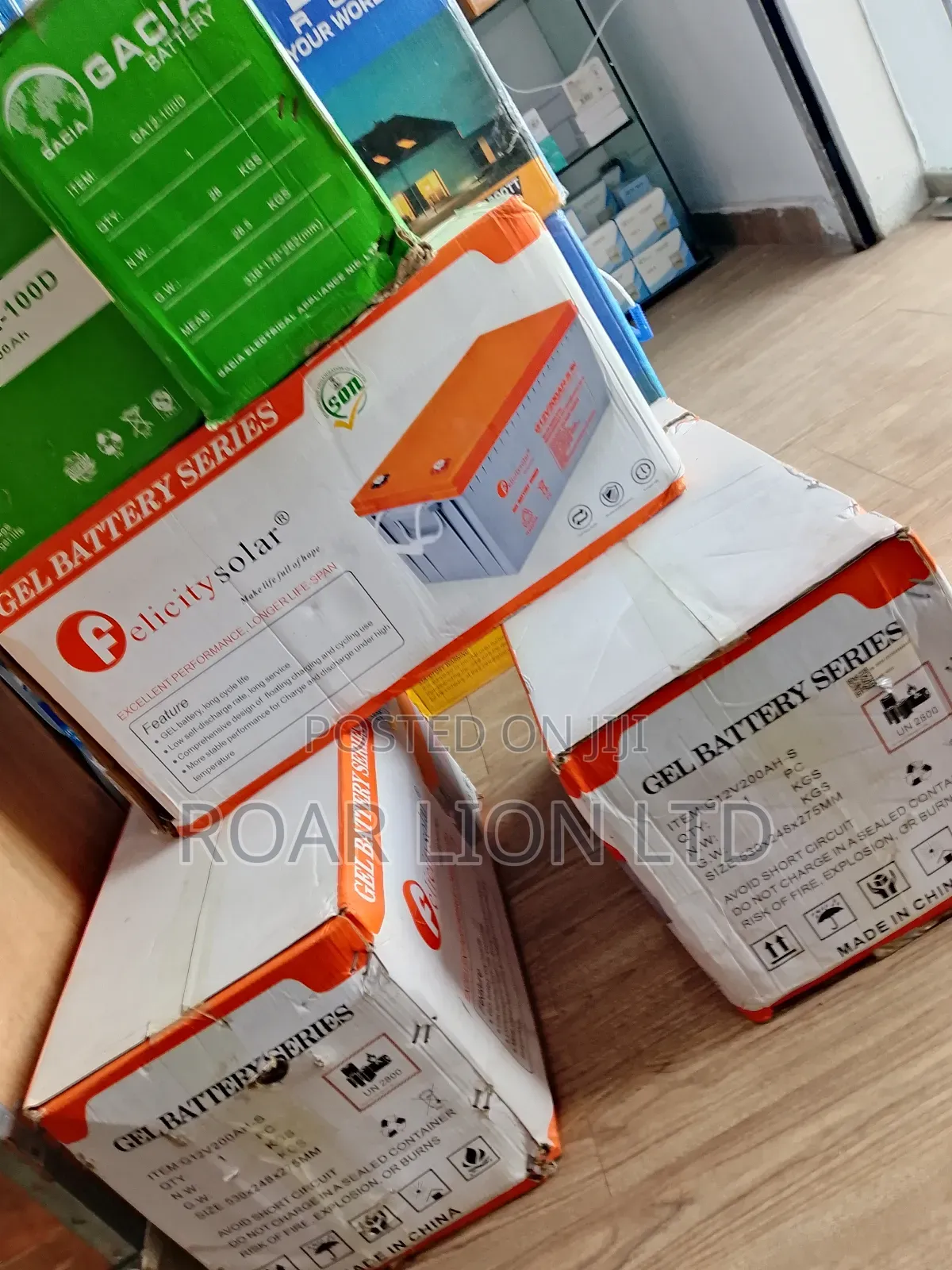 Felicity 200ah Gel Battery