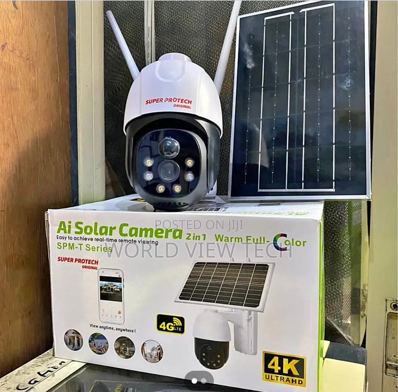 Single Lens V380 Solar Camera