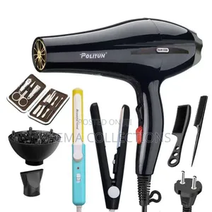 Politun Professional Saloon Standard Hair Dryer Combo