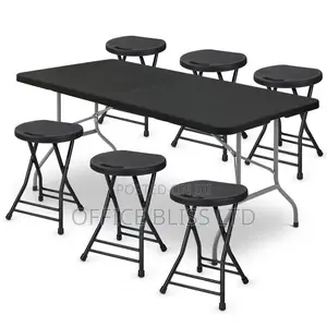 Moulded Plastic Foldable Table (6-8 Seater)