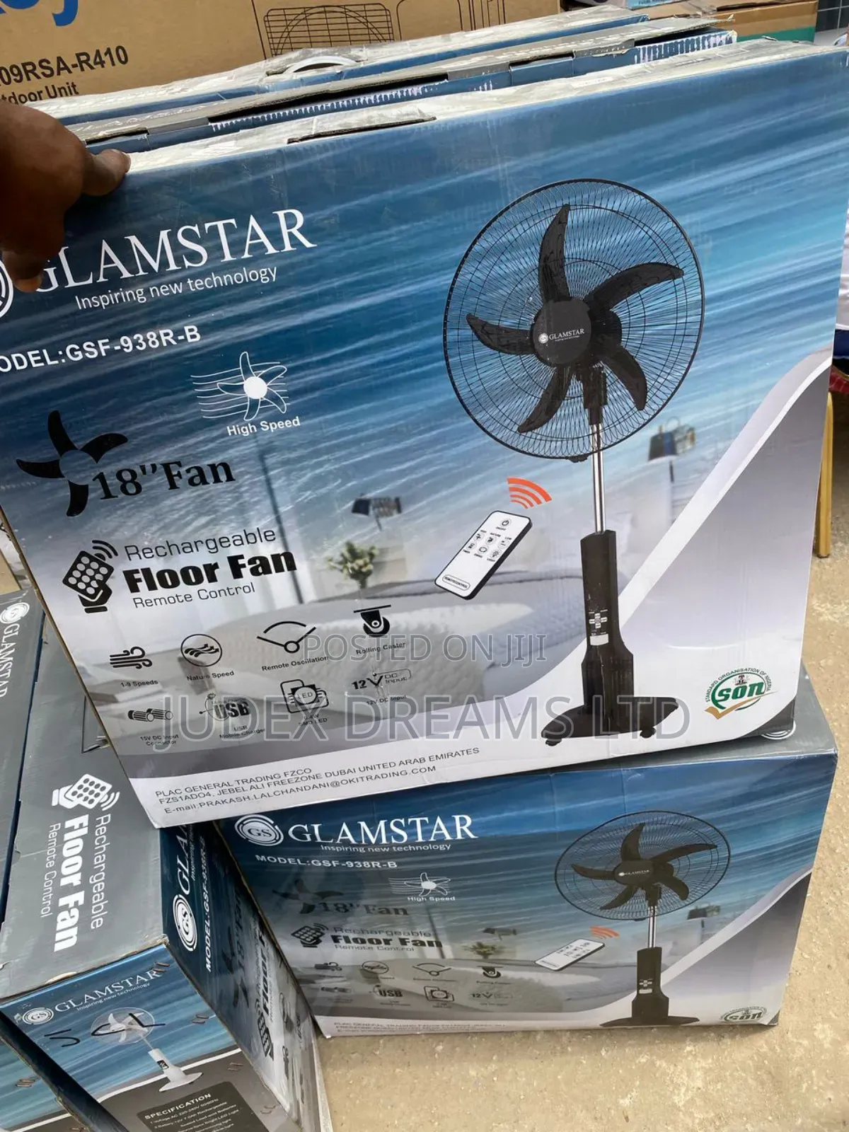 High Quality Glamstar Standing Fan
