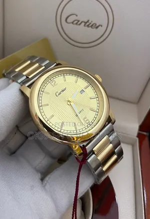 Cartier Gold/Silver Chain Watch