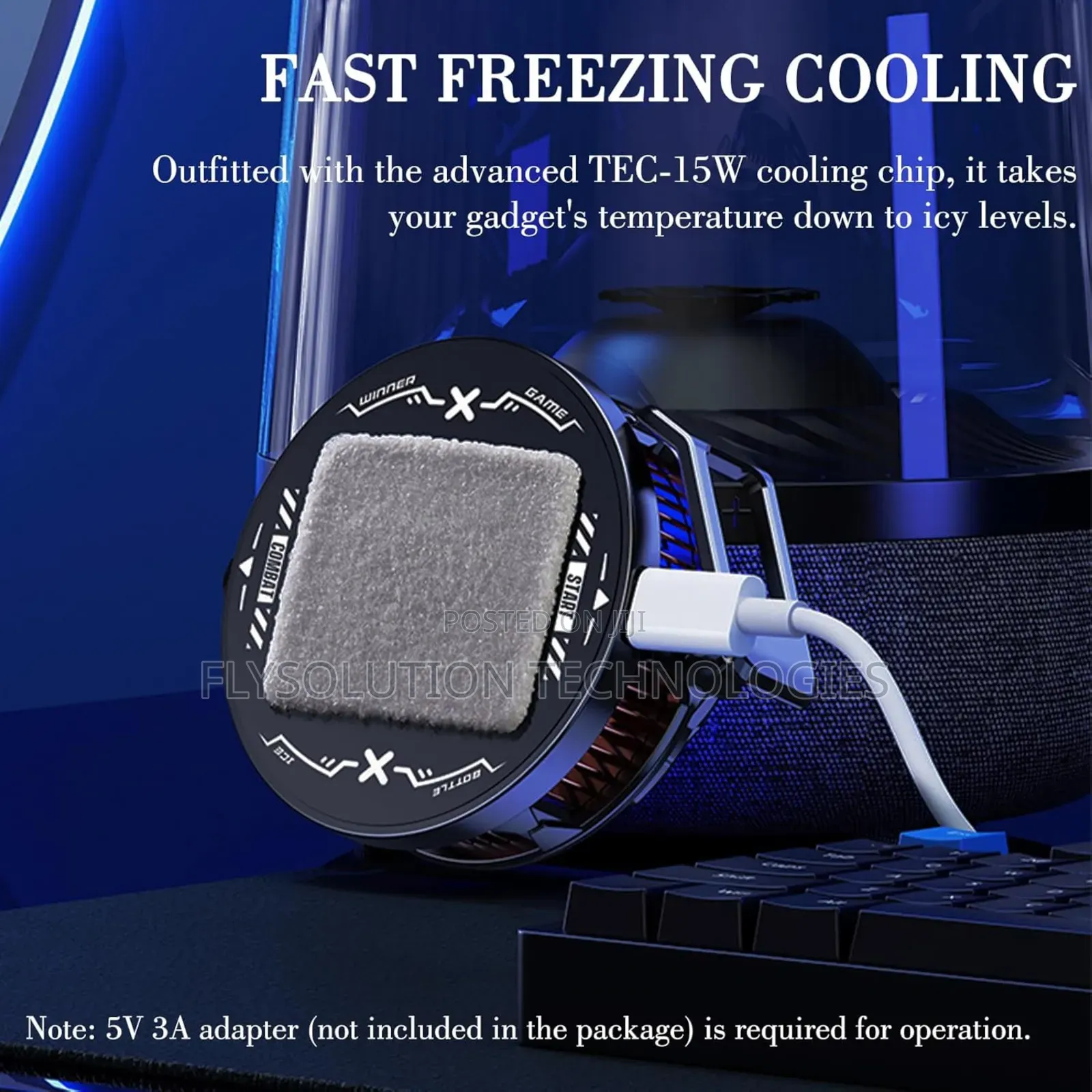Fs03 Semiconductor Mobile Phone Cooler 15w Strong Cooling