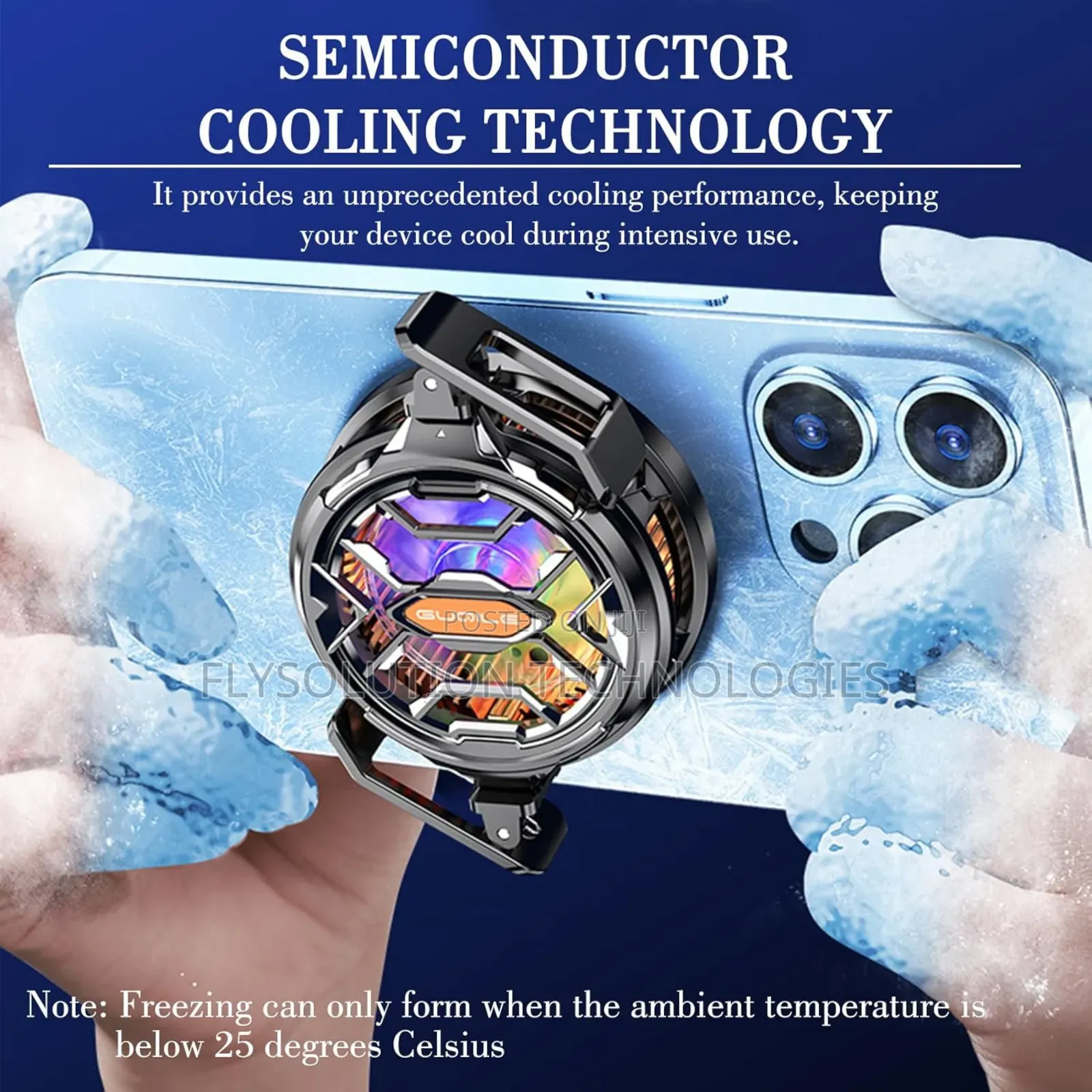 Fs03 Semiconductor Mobile Phone Cooler 15w Strong Cooling