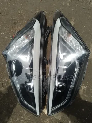 Hyundai Santa Fe 2013 Double L.E.D Yahoo Headlight