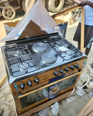 Original Maxi Standing Gas Electric Cooker 60x90cm 4+2