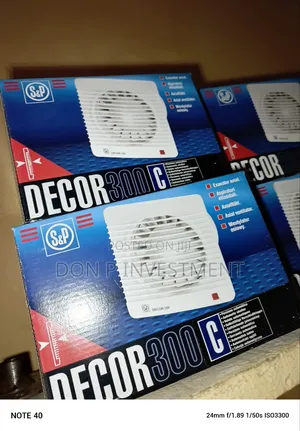 S P Decor-100 Axial Extractor Fan