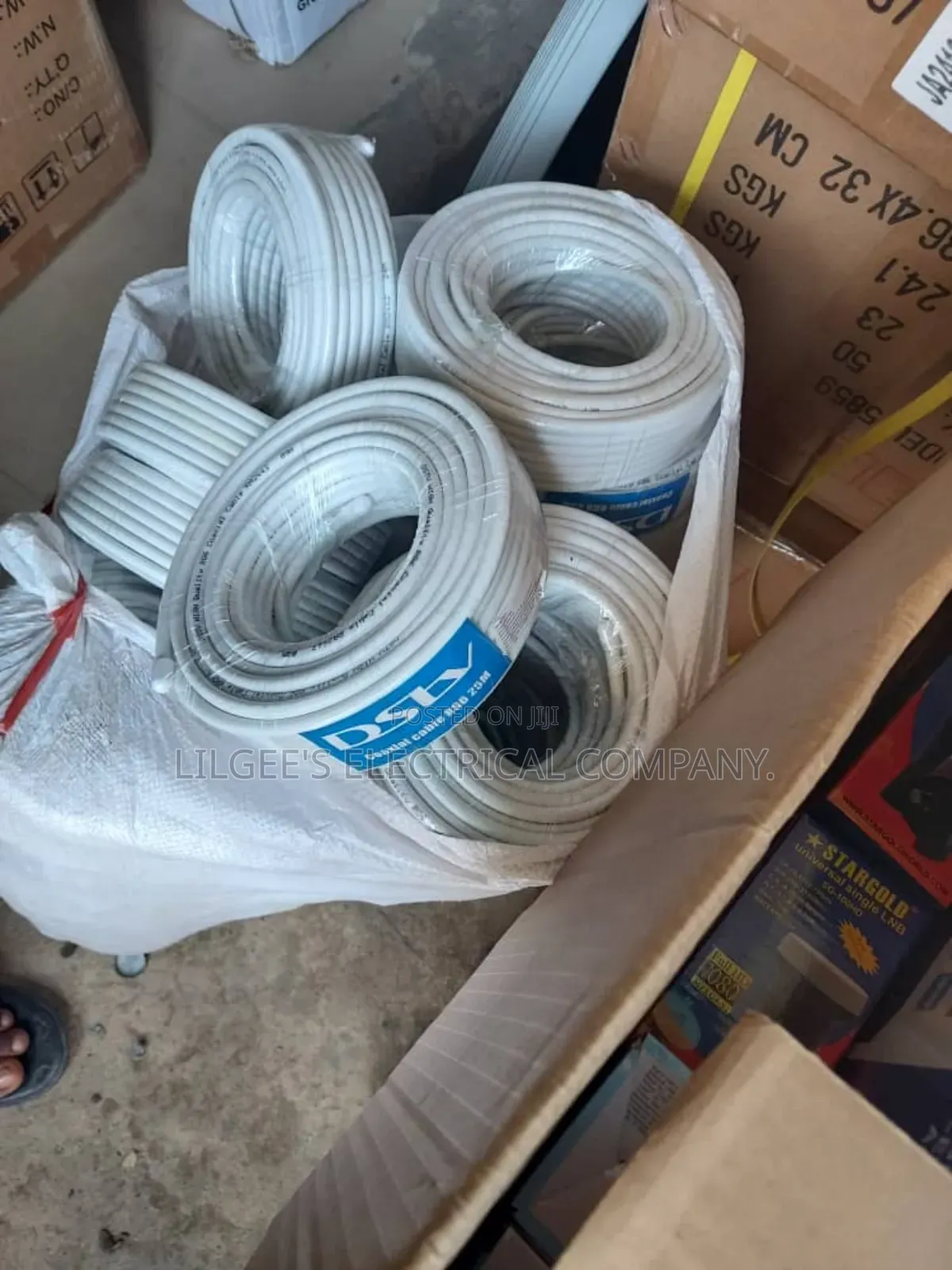Original DSTV Coaxial Cable - Lilgee's Electrical Company. Price: ₦ ...