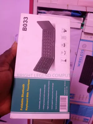 Foldable Bluetooth Keyboard With Touchpad