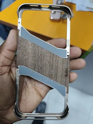 Metal Wood Case for iPhone 16 Pro Max