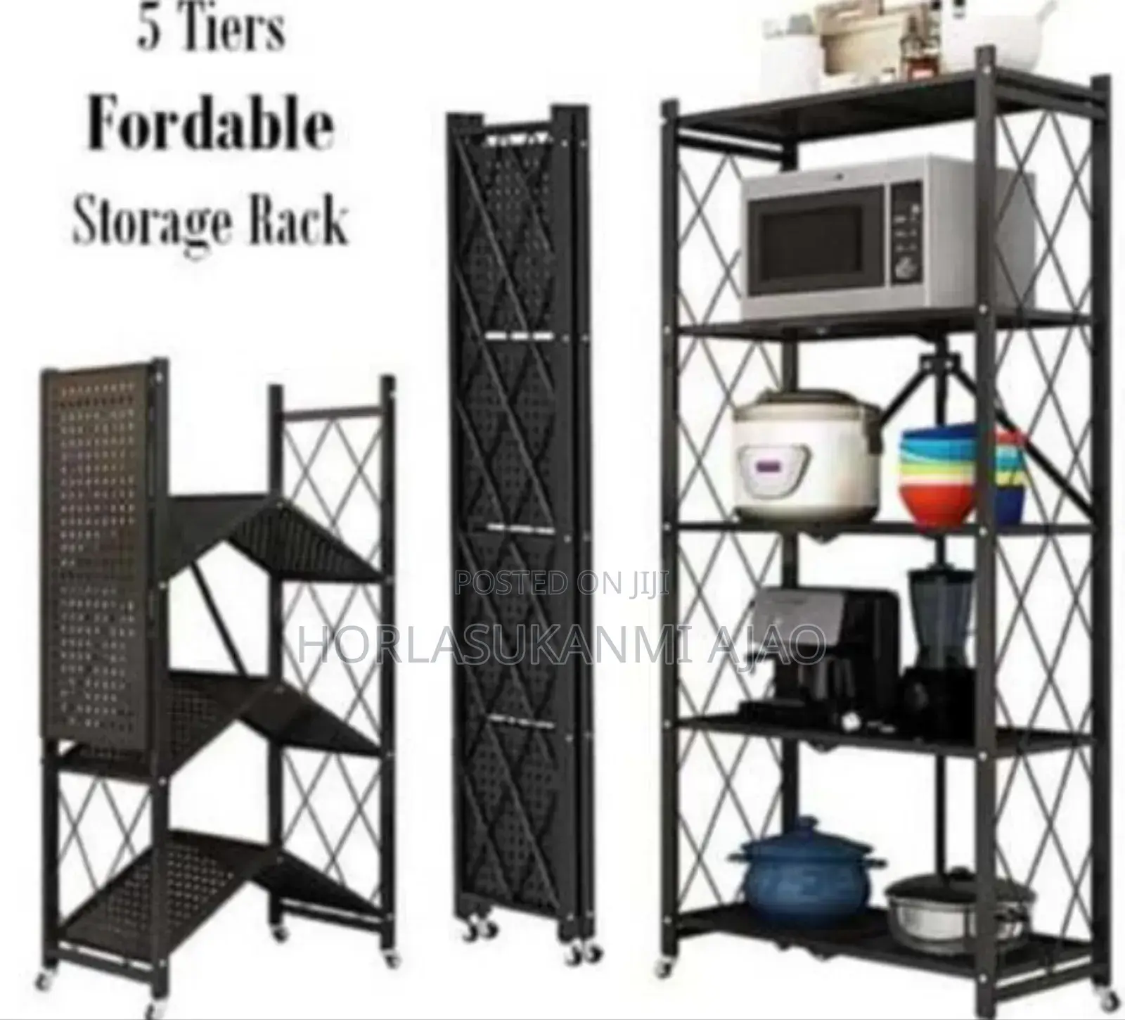 5 Tiers Fordable Storage Rack
