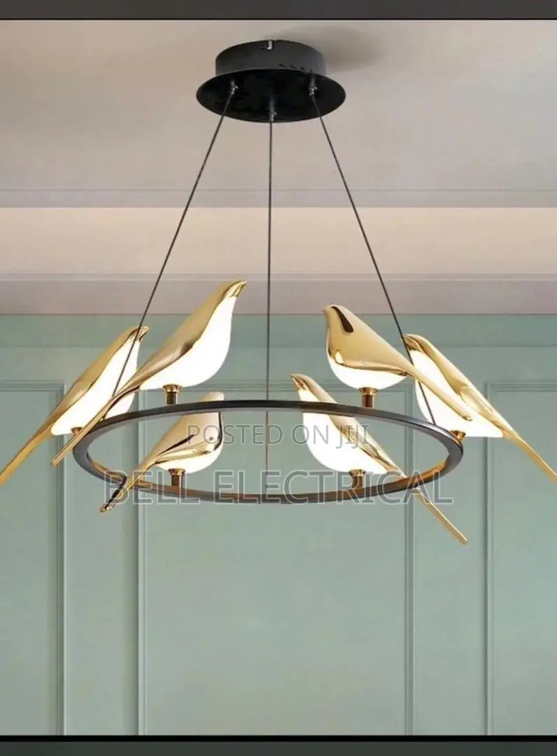 Magpie Bird Chandelier Animal Hanging