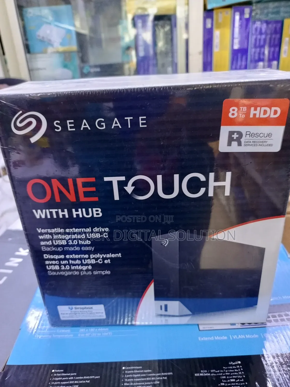 Seagate One Touch Hub 8tb External Hard Drive Desktop Hdd