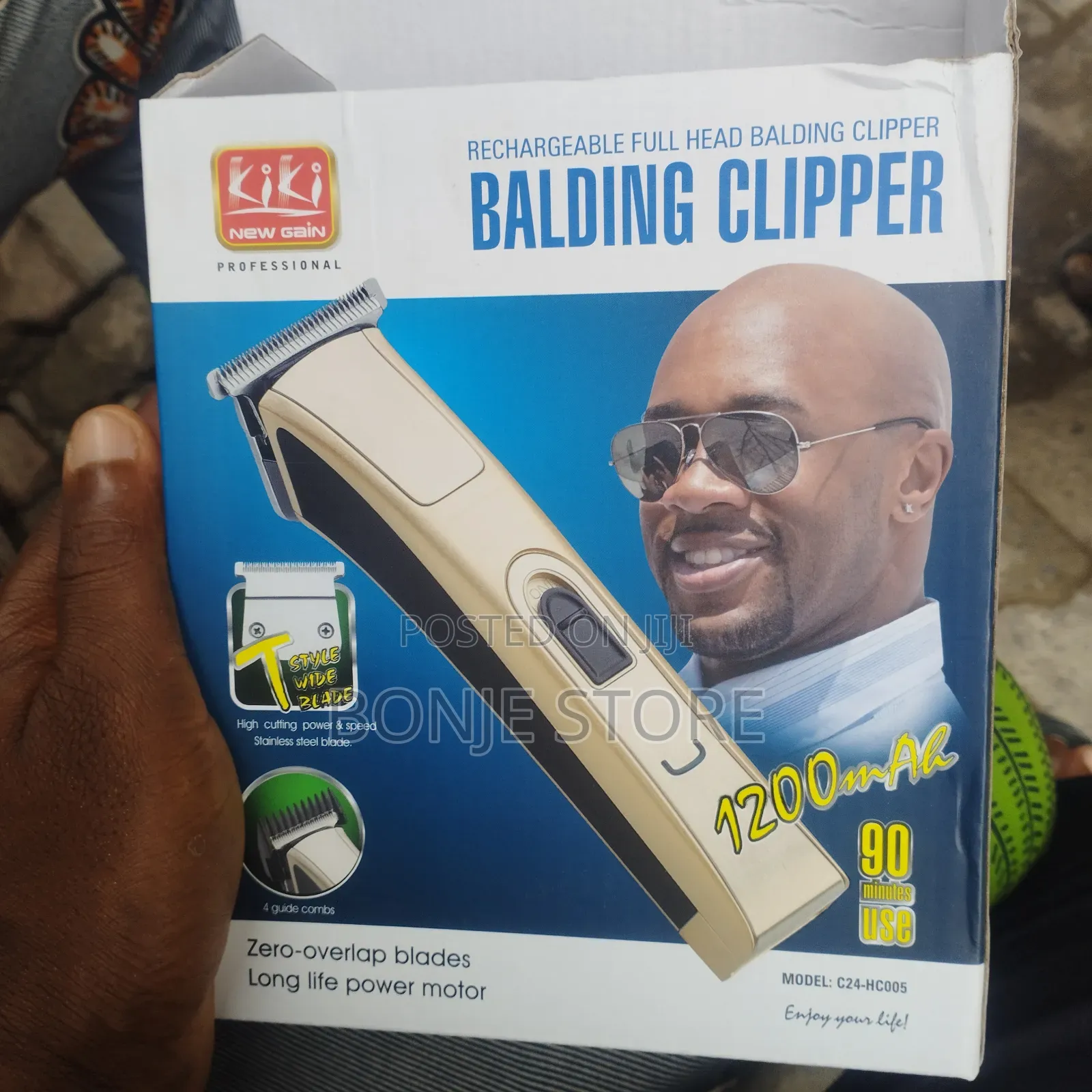 Kiki Rechargeable Balding Clipper - 1200mah