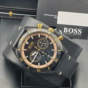 Boss Hugo Chronograph Black Dial Wristwatch Men