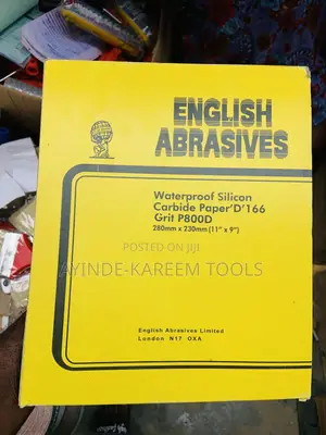 Waterproof Silicon Carbide Paper P800d