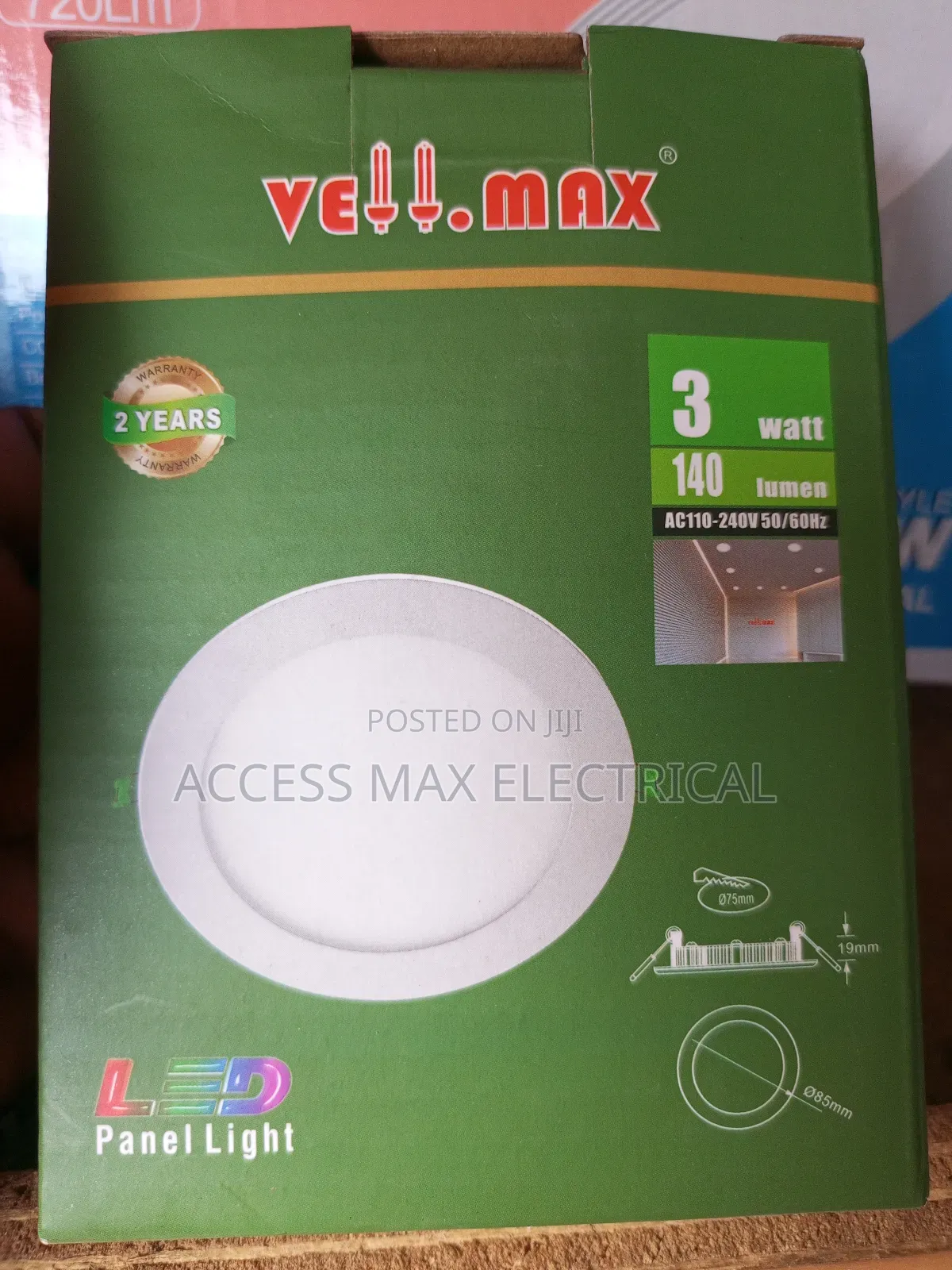 3 Watt Pop Light Warm Light